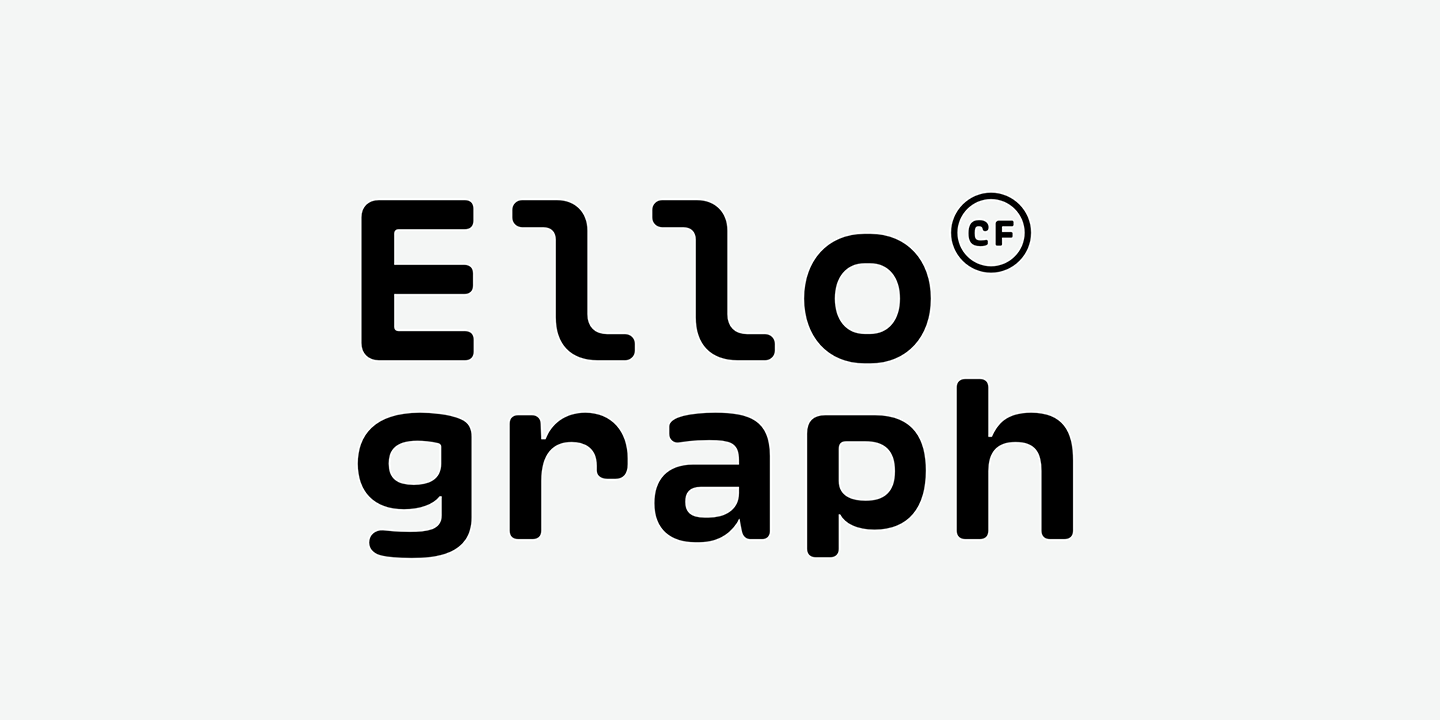 Ellograph CF Font preview